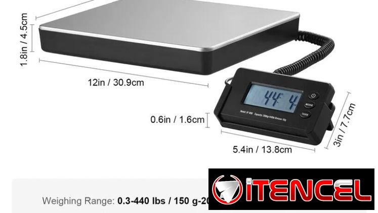 📦 Báscula Digital de Alta Capacidad – ¡Pesa Hasta 660 lbs con Precisión! 📦