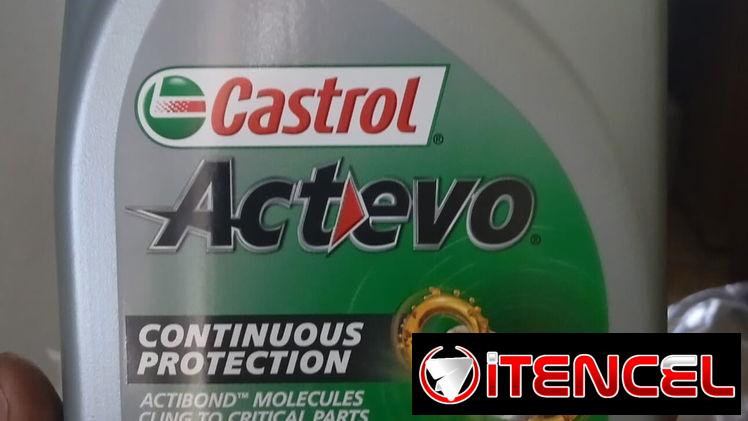 Aceite de Motor Castrol Actevo 20W50 para Motos 4 Tiempos, Pomo 946 ML