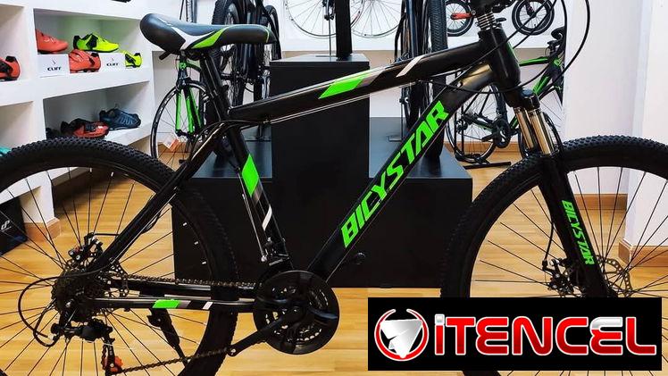 Bicicleta todoterreno 26 de 21 velocidades BICYSTAR nueva sellada 0 km