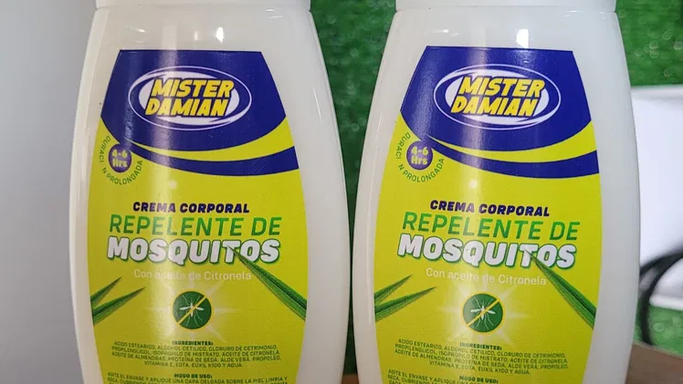 Crema repelente para mosquitos