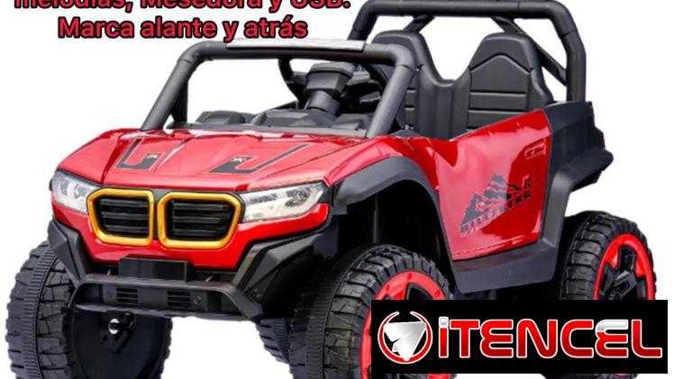 Jeep eléctrico con control remoto para niños de 1-8 años