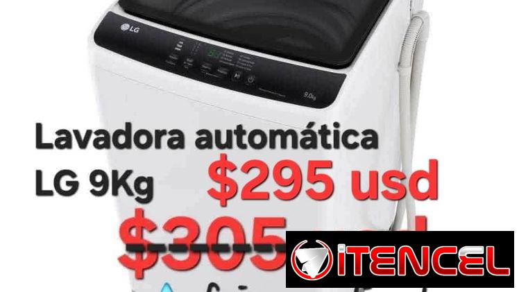 ‼️LAVADORA AUTOMÁTICA LG 9KG ‼️Factura y garantía ‼️