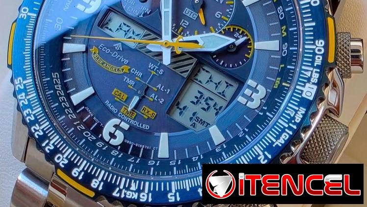 JY8078-52L edición especial blue angels citizen eco drive promaster skyhawk