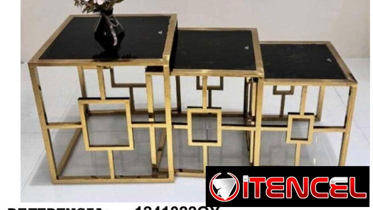 Juego de tres mesitas mensajería gratis