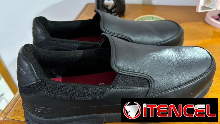 Zapatos de trabajo para hombre Skechers Nampa-Groton. Nuevos. Talla 11