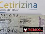 ©- Cetericina 10mg, 1 Tira de 10 Tableta-©