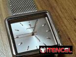 Reloj dorado, oro rosa, con Correa de Malla de Acero Inoxidable,  Chic y Minimalista