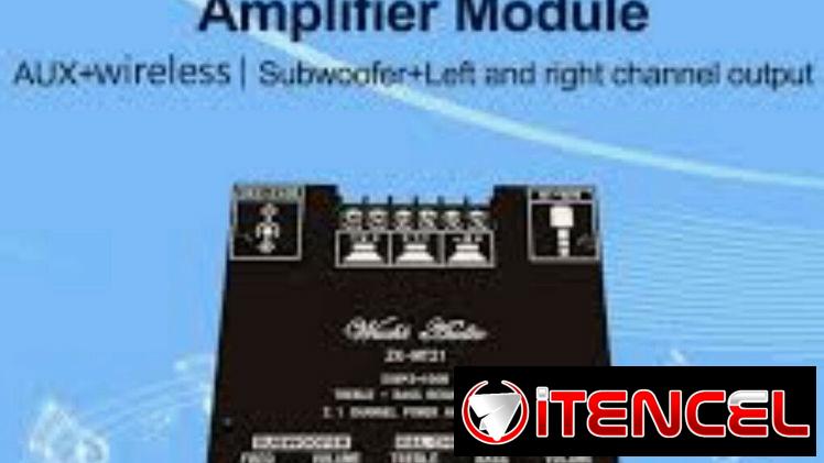 Forros protectores negros  antideslizante para volante de autos./ Amplificador Bluetooth ZK-MT21 de 2.1 canales.
