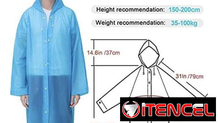 Capa impermeable portátil para lluvia tipo gabardina de muy buen material 54321470 en las fotos esta la descripción