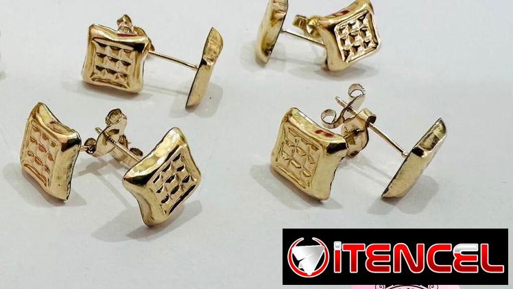 Aretes de oro
