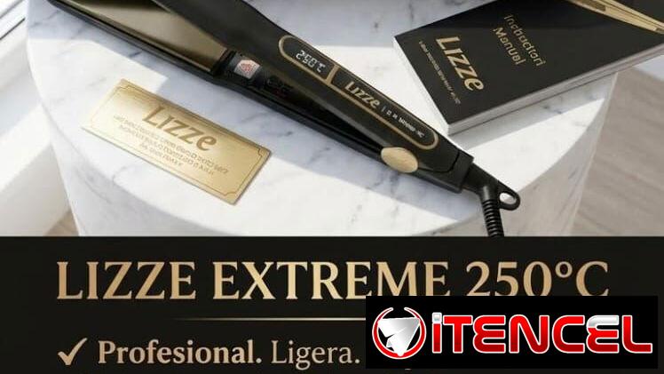 ✨ Plancha Brasileña Lizze Extreme Titanio — Alisado Profesional ✨