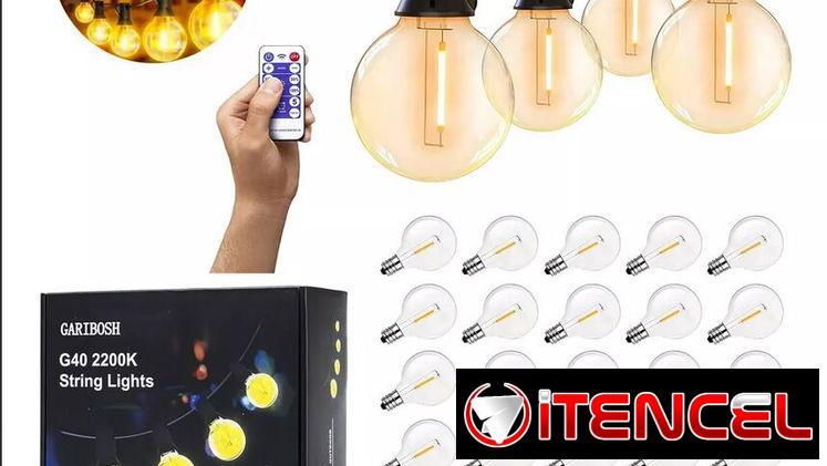 Tiras de luces LED + Control remoto + Luz cálida