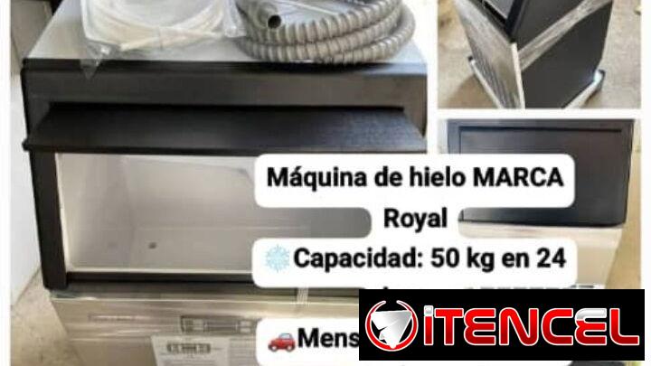 Maquina de hacer hielo ✅️  50 kg por dia ✅️ Factura y garantía ✅️  Transporte incluido hasta su hogar ✅️