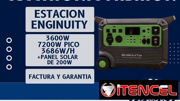 ✅ENGINUITY 3686WH 3600W PICO 7200W + PANEL SOLAR DE 200W 1800USD  ✅️ECO FLOW DELTA MAX 2400W PICO 5000W 2016WH 1250USD