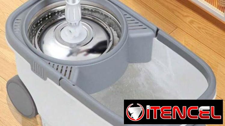 🏠 Fregona con Centrifugadora de Acero – Práctica y Completa