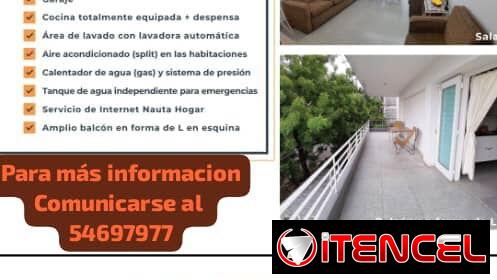 Renta de apto equipado con todo y más para su disfrute