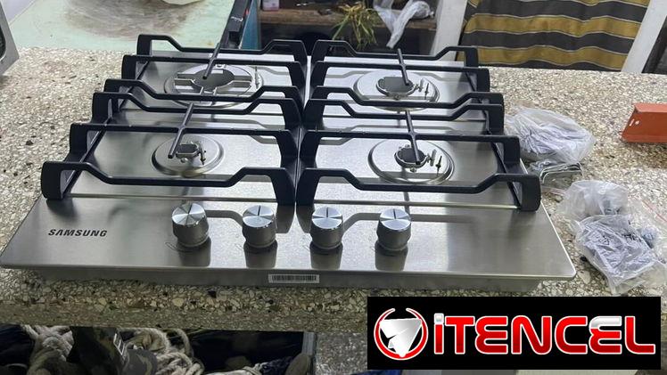 Cocina  de gas Empotrada SAMSUNG 4 hornillas Acero Inoxidable Precio $ 510 USD transporte incluido,