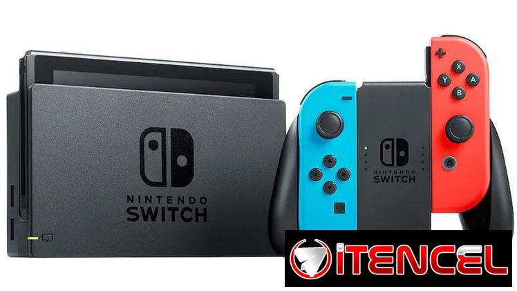 Nintendo Switch – Consola Híbrida con Joy-Con Azul/Rojo Neón