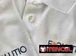 Pulóver blanco / Pulóver de cuello / Pullover blanco de cuello / Pulóver estilo polo