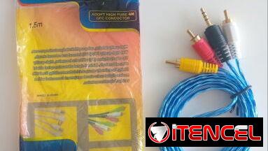 Cable RCA-3.5mm $1500, cable RCA-RCA $1500
