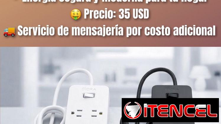 Extensión profesional y protectores de voltajes 110v y 220v