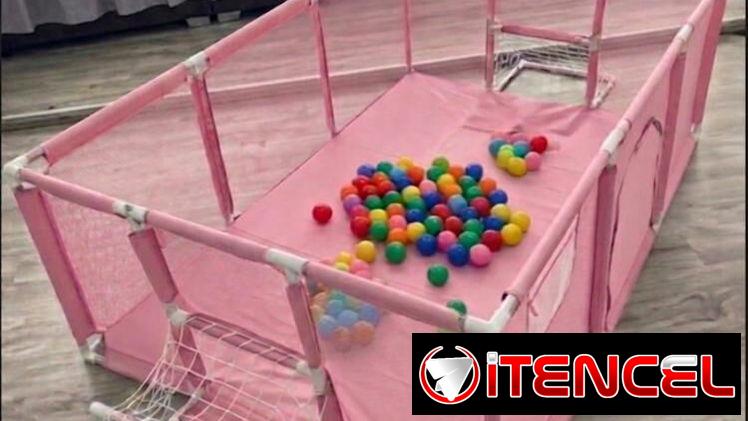 Corrales grandes, con pelotas.☝️  Con porteria y canasta 100usd🔺️
