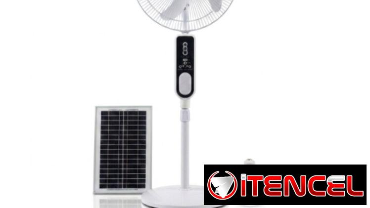 Ventilador recargable de pie marca STAVEL de 16″