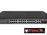 Switch Poe,Administrable Sellados en Caja 📦, 28-Port, Gigabit Ethernet, RJ45/SFP, PoE+380W (55821991)