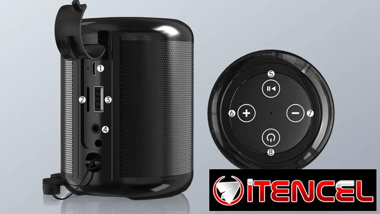 Bocina Bluetooth 7 hr de reproducción continua Precio 20 usd