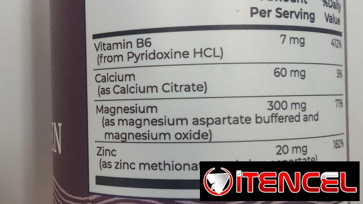 ZMA 60 cápsulas de Zinc,Magnesio,vitamina B6 y calcio..(domicilio disponible)