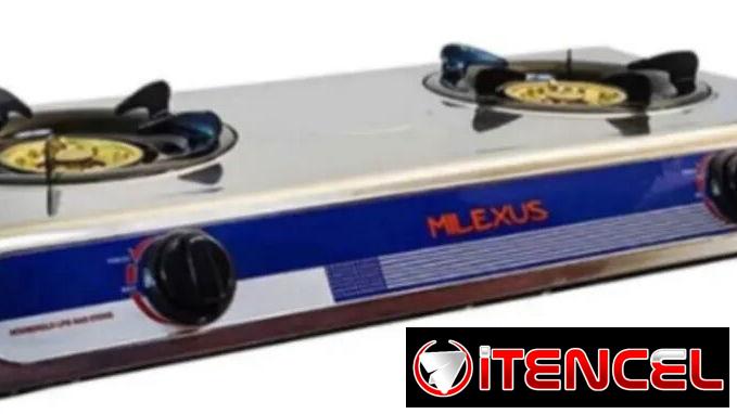 Cocina gas, Milexus, 2 hornillas, magneto -mensajería gratis