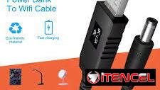 🔌⚡ CABLE ELEVADOR USB 5V a 12V – RESPALDO PARA ROUTER Y MÁS 🔋📡