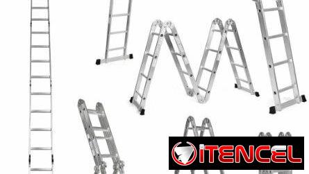 ESCALERA PLEGABLE MULTIPROPÓSITO 5.7M, ENTREGA DE FACTURA, VARIEDAD DE ARTÍCULOS DE FERRETERÍA, ETC
