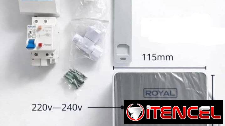De 220 v, calentador de agua eléctrico instantáneo en línea