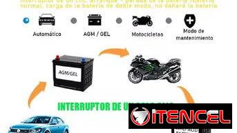 Cargador de baterías 12-24 vol 10 AMP