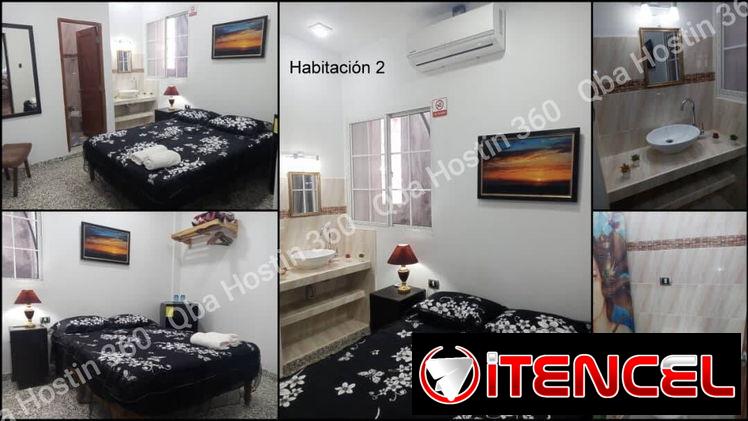 Renta en el centro de Cienfuegos con 3 habitaciones para 7 personas