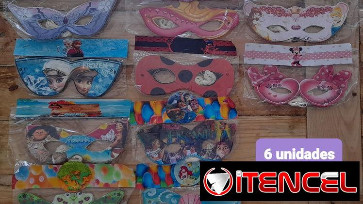 Gorros, piñatas, caretas, toper, banderines,cortinas, manteles,juguetes, confeti, velas, libritos, vasos, confituras