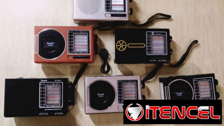 Radios Receptores Multi Bandas( AM, FM, SW), Recargables (Puerto C) y solar. Conexión por Bluetooth y memoria SD  Baterí