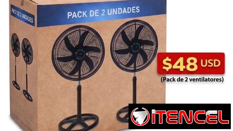 pack de 2 ventiladores
