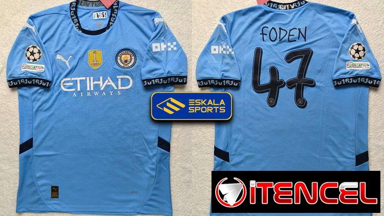 PULLOVER DE FUTBOL MANCHESTER CITY HAALAND DE BRUYNE FODEN BERNARDO SAVINHO