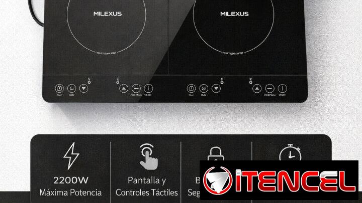 DE INDUCCIÓN – DOBLE – COCINA DE INDUCCIÓN DOBLE MILEXUS