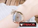CITIZEN ECODRIVE CAPELLA (EX1513-00Y) CRISTAL DE ZAFIRO , 34MM CON MANILLA DE PIEL Y ACERO INOXIDABLE ORO ROSA  58049738
