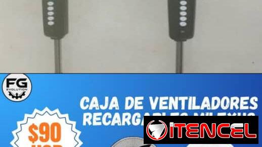 Caja de 2 ventiladores de 16″