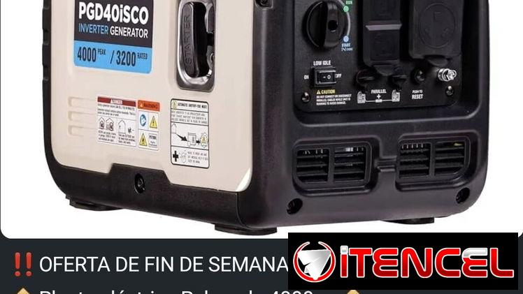 Planta PULSAR AMERICANA d 4000w INVERTER, SILENCIOSA