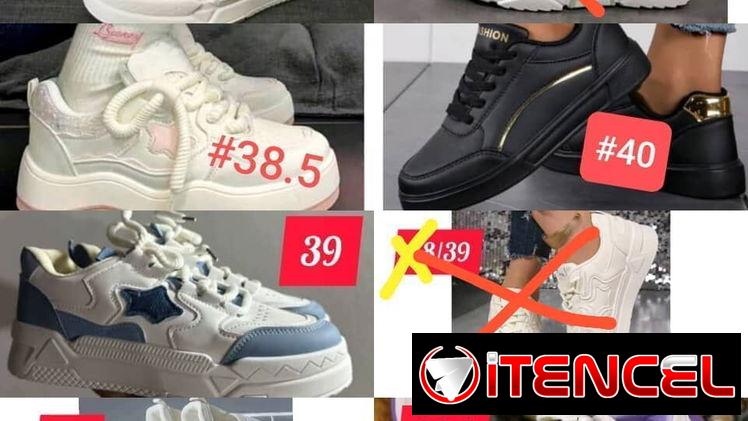 Tenis de mujer y sandalias