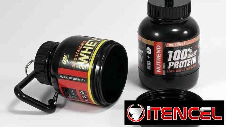 💪 Transportador de Suplementos “Pomo Fit” 🏋️‍♀️ Lleva tus proteínas y suplementos a todos lados de forma práctica y se