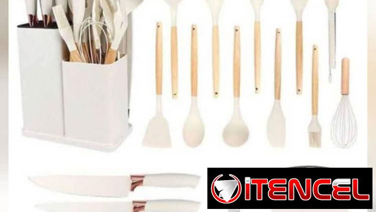 Venta de juego de cocina y utensilios otros colores disponibles
