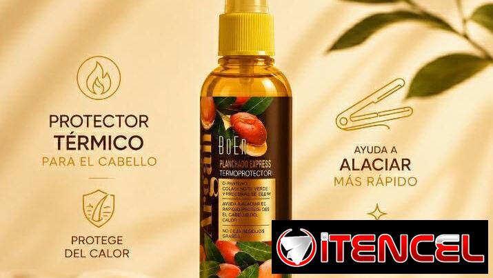 Termoprotector de acéite de argan. Plaza