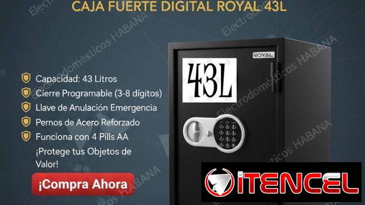 Caja fuerte royal de 43L