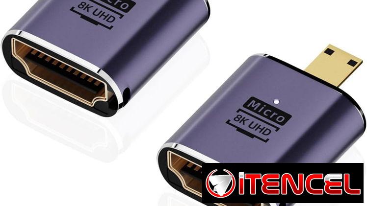 – Adaptador Micro HDMI para HDMI 8K